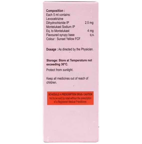 levocet m syrup 60 ml